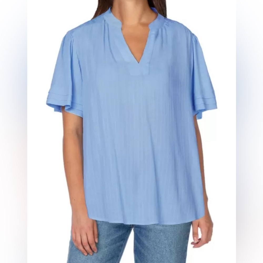 Well Worn Light Blue Blouse